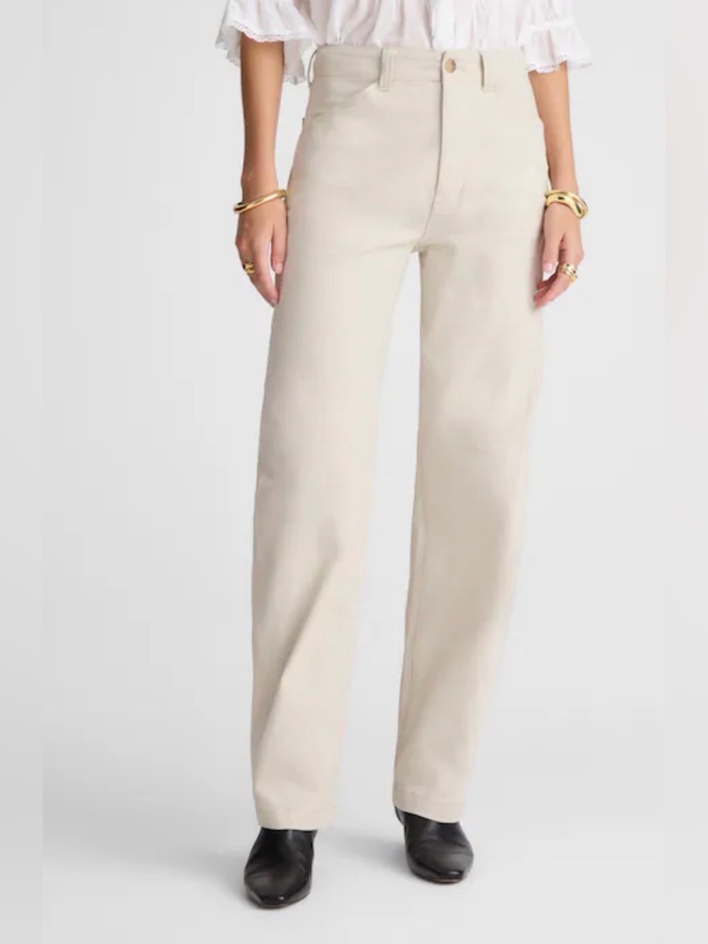 Madewell Women’s The Balloon Pant in Light Beige.29.NWT.